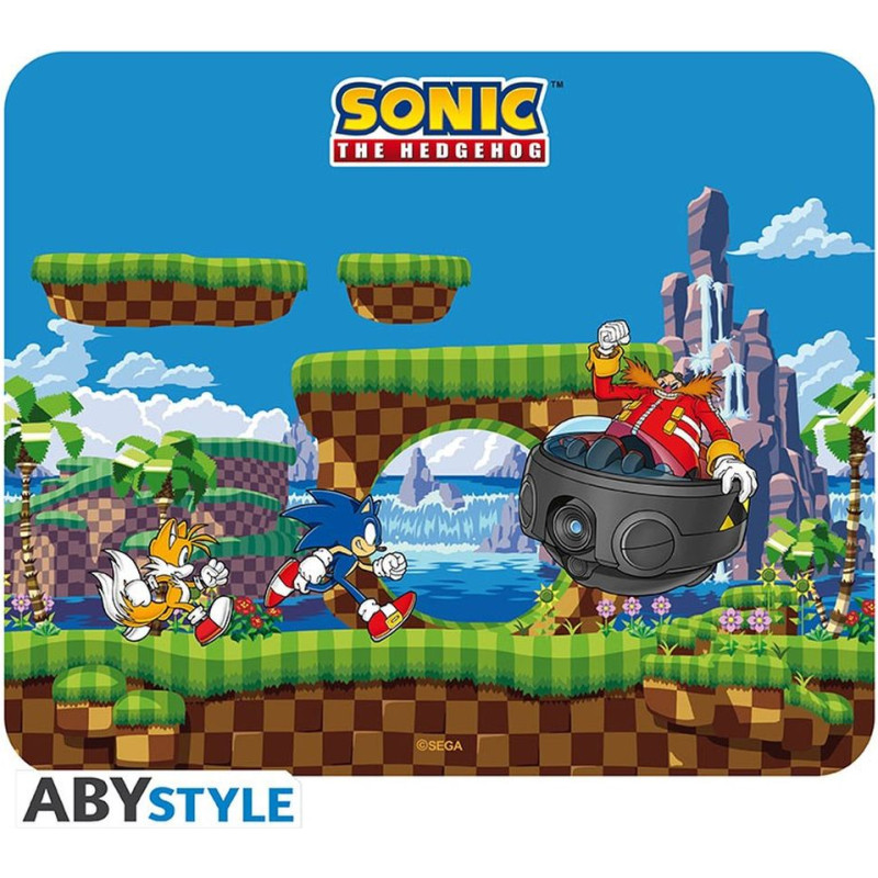 Abysse Sega: Sonic The Hedgehog - Sonic, Tails  Doctor Robotnik Flexible Mousepad (ABYACC408)