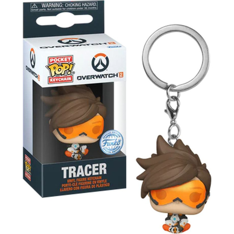 Funko Pocket Pop!: Overwatch 2 - Tracer Vinyl Figure Keychain