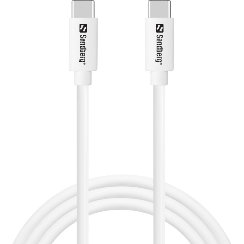 Sandberg 336-52 USB-C to USB-C 65W cable, 1M