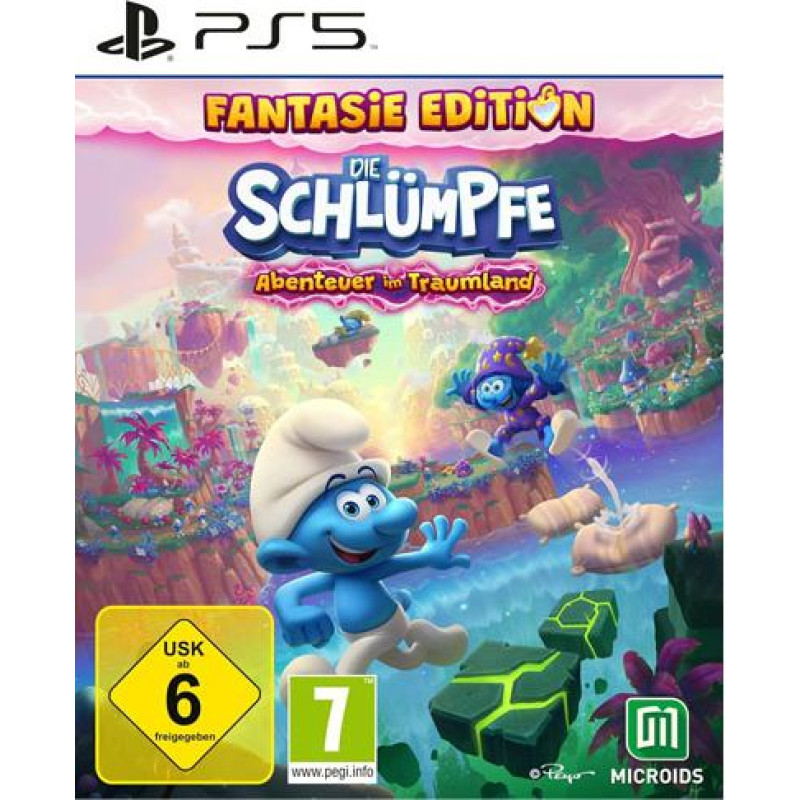 PS5 Schlümpfe (Smurfs) Abenteuer im Traumland Fantasie Edition Playstation 5 video spēle