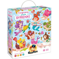 Czuczu Puzzle 60 elementów magiczne puzzle - syrenki