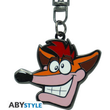 Abysse Crash Bandicoot - Crash Face Metal Keychain (ABYKEY443)