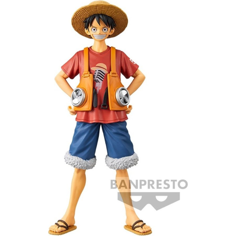 Banpresto DXF The Grandline Men Vol.1: One Piece Film Red - Monkey. D. Luffy Statue (16cm) (18860)