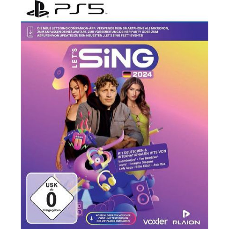PS5 Lets Sing 2024 Playstation 5 video spēle