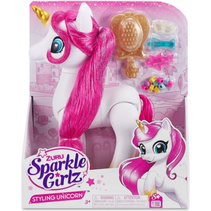 Zuru Sparkle Girlz Figurka stylizacja błyszczącego jednorożca