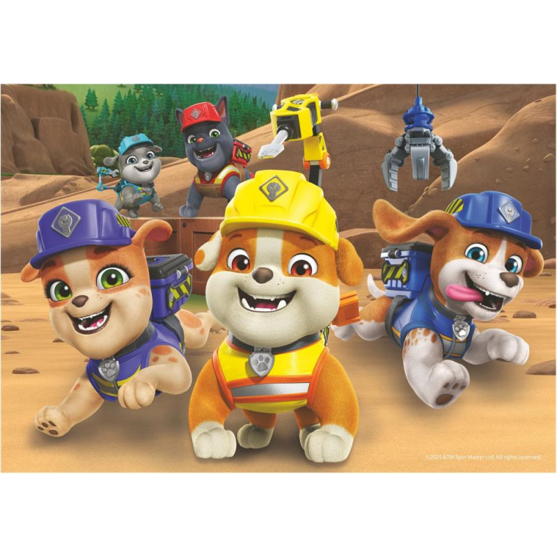 Ravensburger Puzzle: Rubble & Crew - Team in Action (2x12pcs) (12004167)