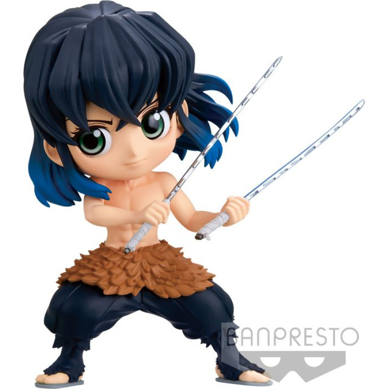 Banpresto Q Posket: Demon Slayer Kimetsu No Yaiba - Inosuke Hashibira Ⅱ (Ver.A) Figure (13cm) (18455)