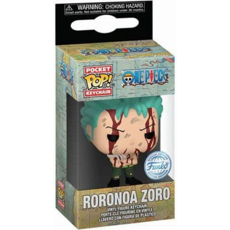 Funko Pocket Pop! One Piece - Zoro Nothing Happened Vinyl Figure Keychain