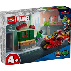 Lego ® Marvel: Iron Man with Bike and The Hulk (76287)