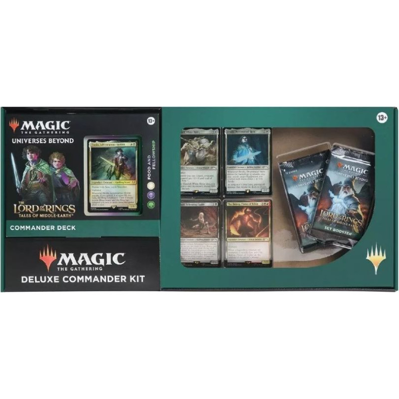 Magic The Gathering TCG Deluxe Commander Kit - Lord of the Rings - Food and Fellowship