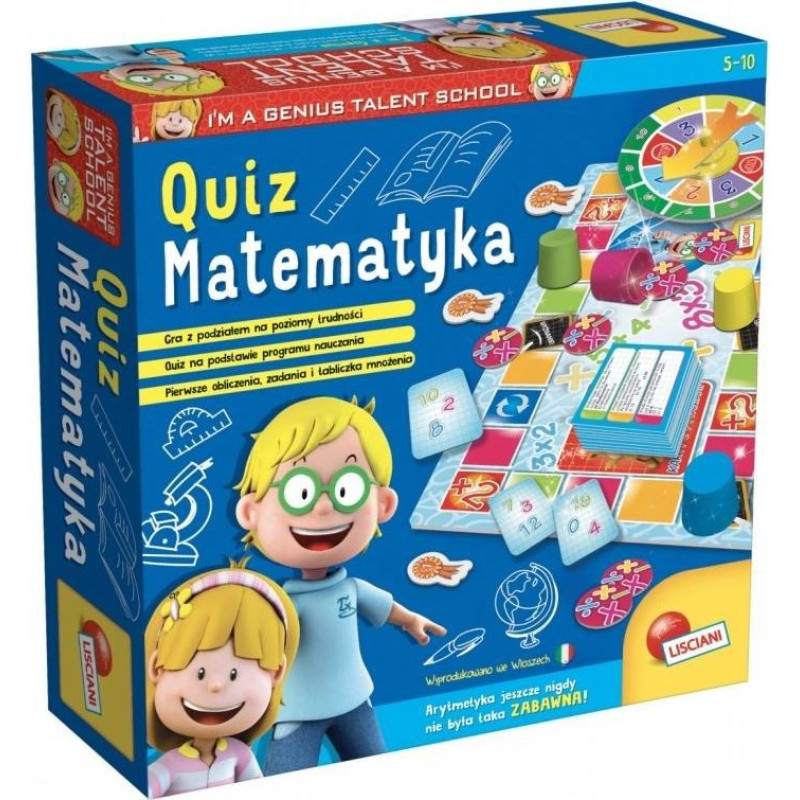 Lisciani Mały geniusz, quiz - matematyka