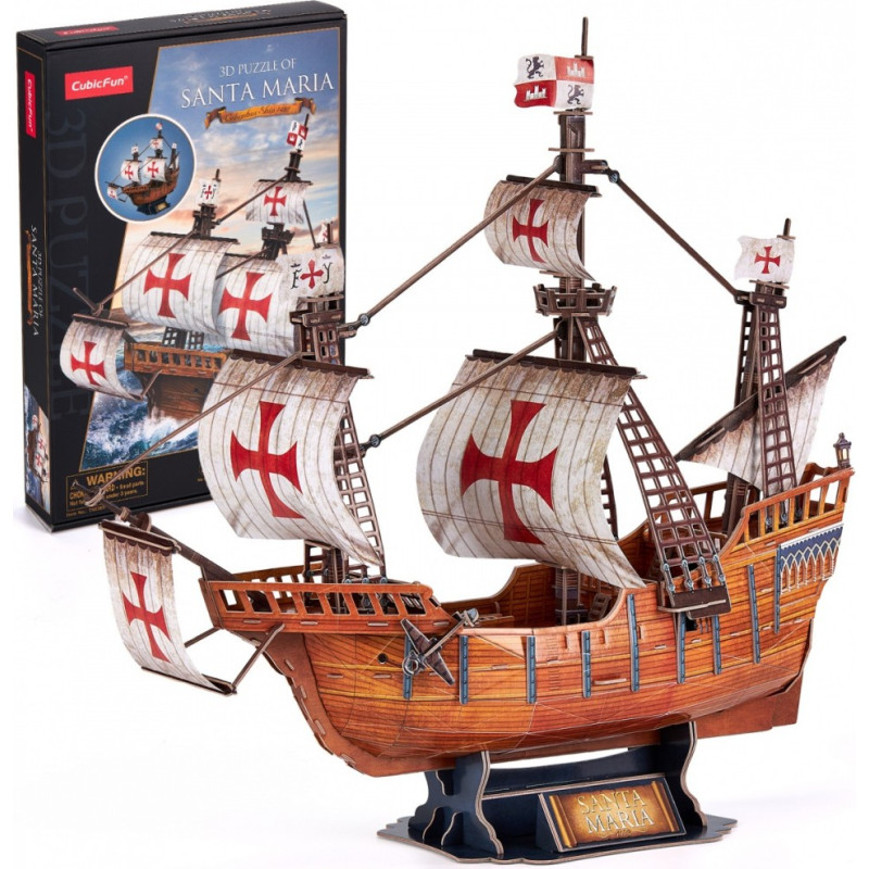 Cubic Fun Puzzle 3d santa maria