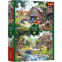 Trefl Puzzle 2x500 elementów sielankowe życie