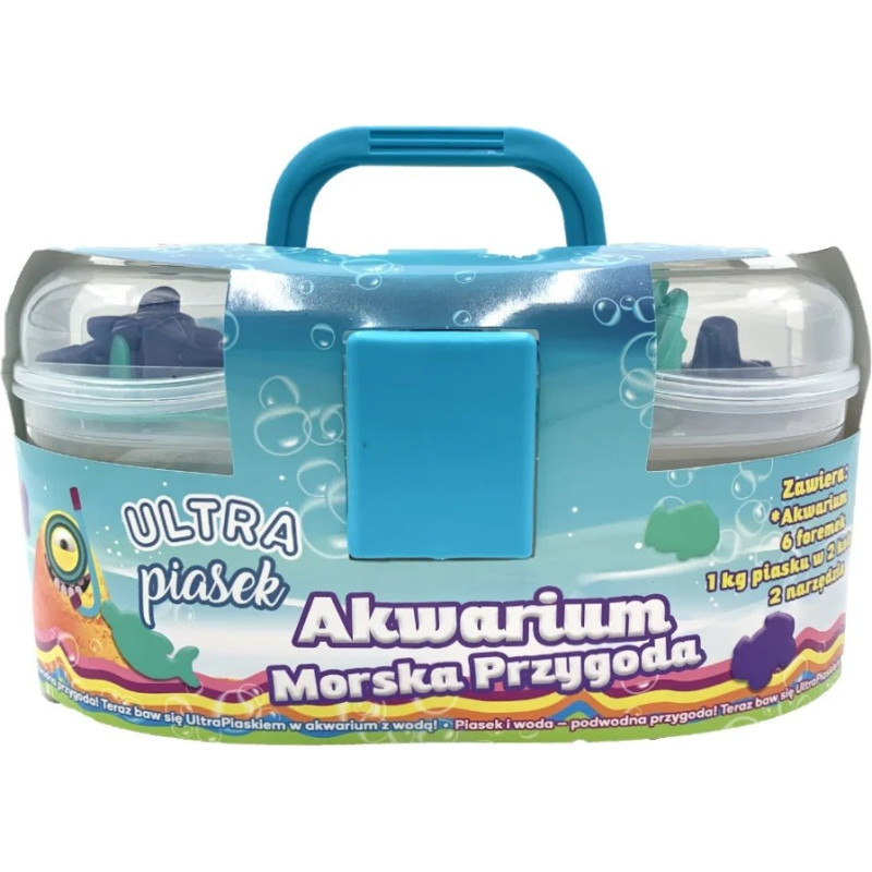 Epee Ultra piasek - walizka morskie Życie 6 foremek + 2 narzędzia