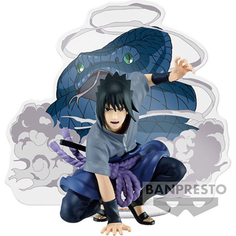 Banpresto Panel Spectacle: Naruto Shippuden - Sasuke Uchiha Statue (9cm) (88033)