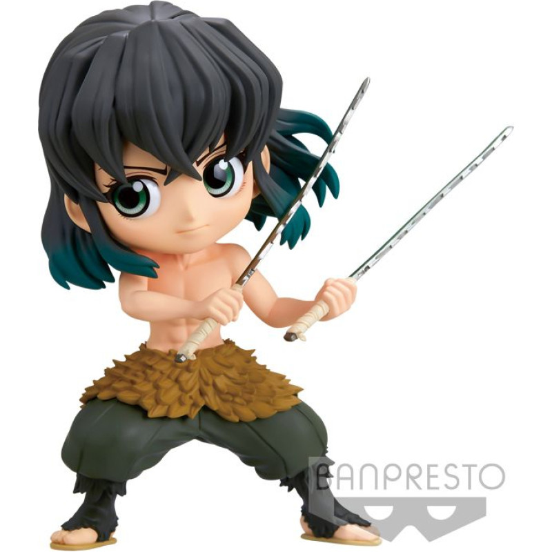 Banpresto Q Posket: Demon Slayer Kimetsu No Yaiba - Inosuke Hashibira Ⅱ (Ver.B) Figure (13cm) (18456)