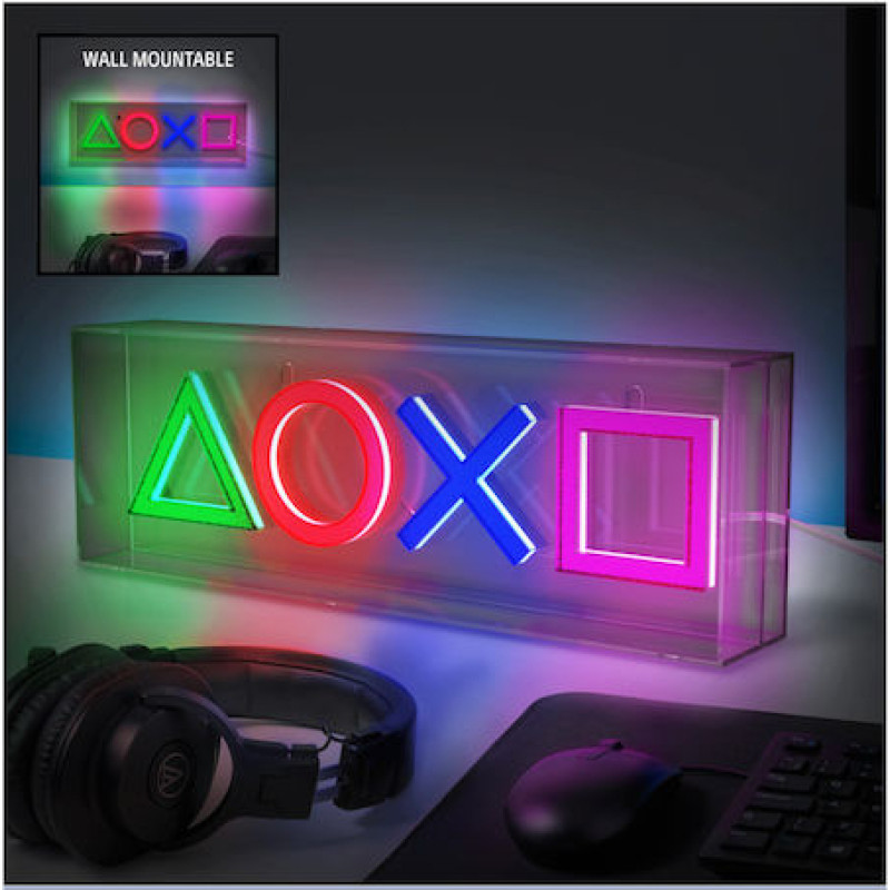 Paladone Products Paladone: Playstation - LED Neon Light (PP12716PS)