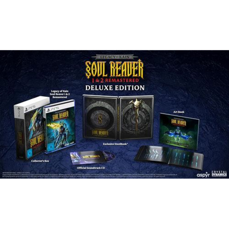 PS5 Legacy of Kain Soul Reaver 1 & 2 Remastered Deluxe Edition Playstation 5 video spēle