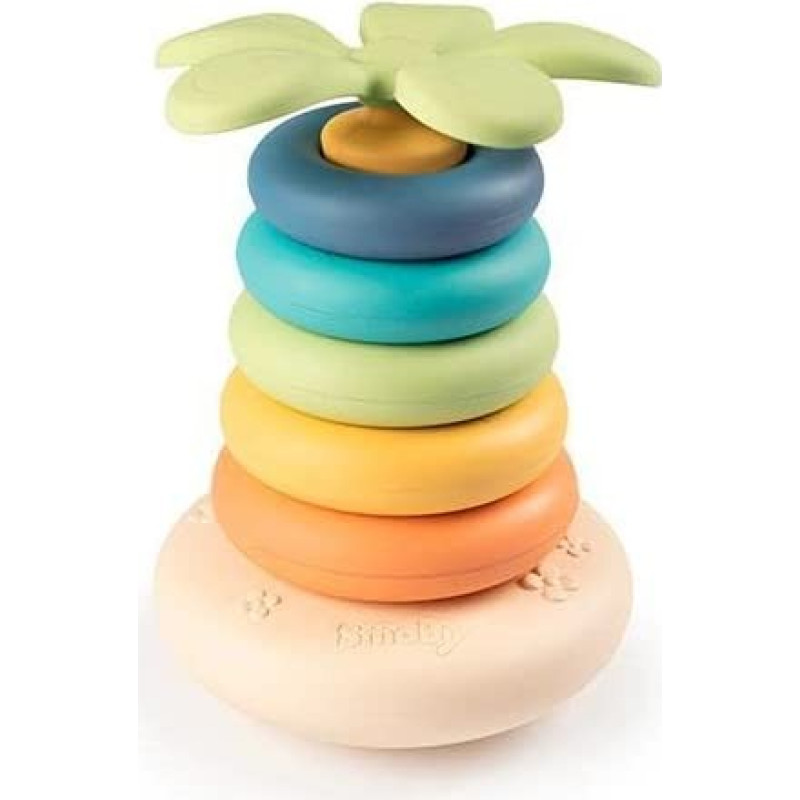 Smoby Piramida z krążków little green