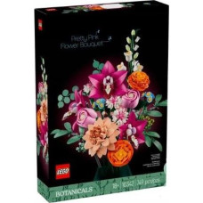 Lego Klocki botanicals 10342 piękny bukiet różowych kwiatów