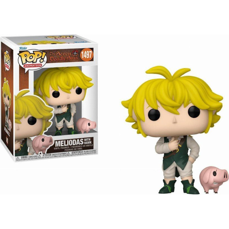 Funko Pop! Animation: Seven Deadly Sins - Meliodas with Hawk #1497 Vinyl Figure