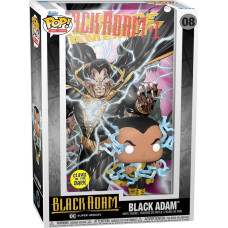 Funko Pop! Comic Covers: DC Super Heroes Black Adam  - Black Adam (Glows in the Dark) #08 Vinyl Figure