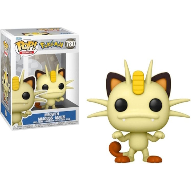 Funko Pop! Games: Pokemon - Meowth #780 Vinyl Figure