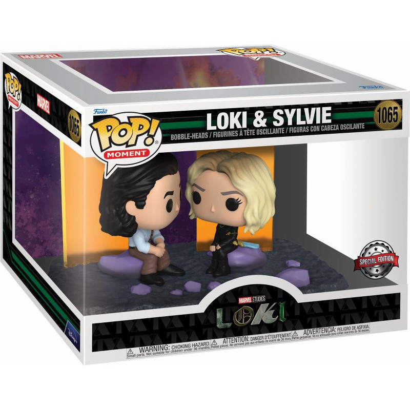 Funko Pop! Moments: Marvel Loki - Loki  Sylvie (Special Edition) #1065 Bobble-Head Vinyl Figures