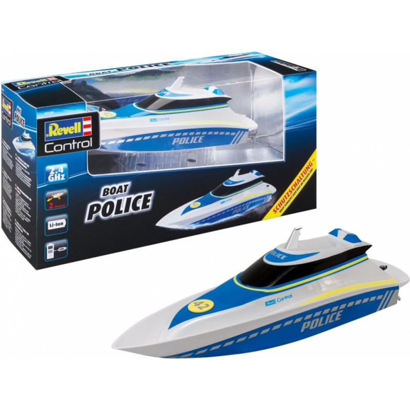 Revell Rc Motorówka zdalnie sterowana rc boat police policja
