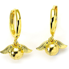 Carat Shop Harry Potter - Golden Snitch Gold Tone Huggy Earrings (WE3D0004)
