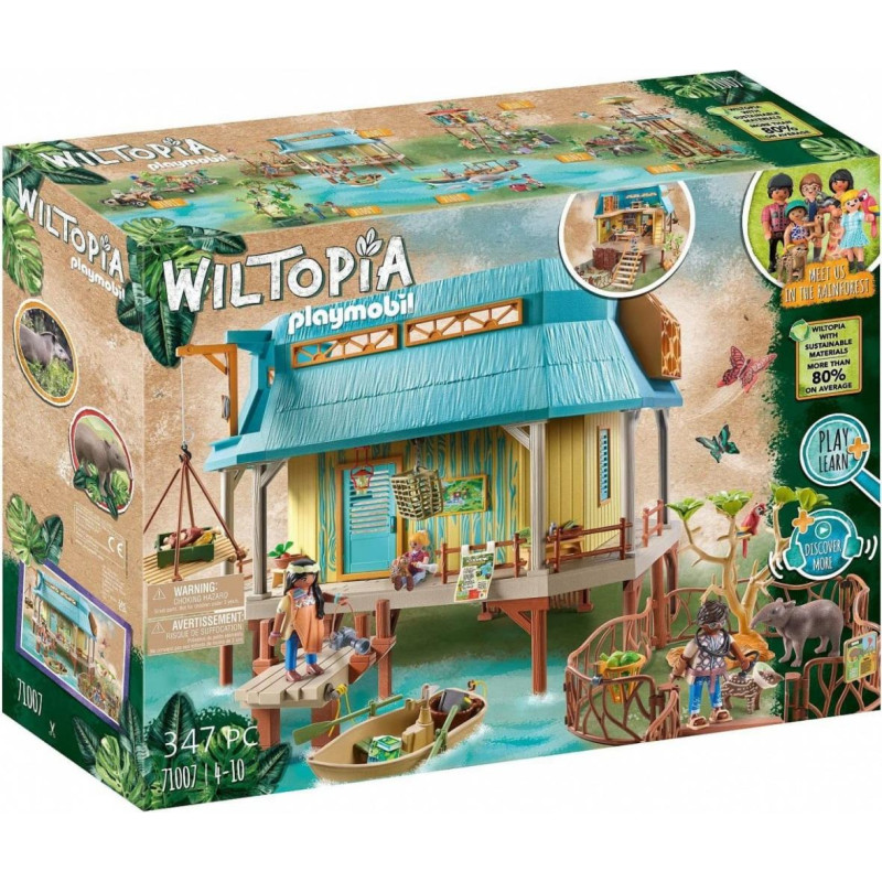 Playmobil Zestaw figurek wiltopia 71007 ośrodek opieki nad zwierzętami