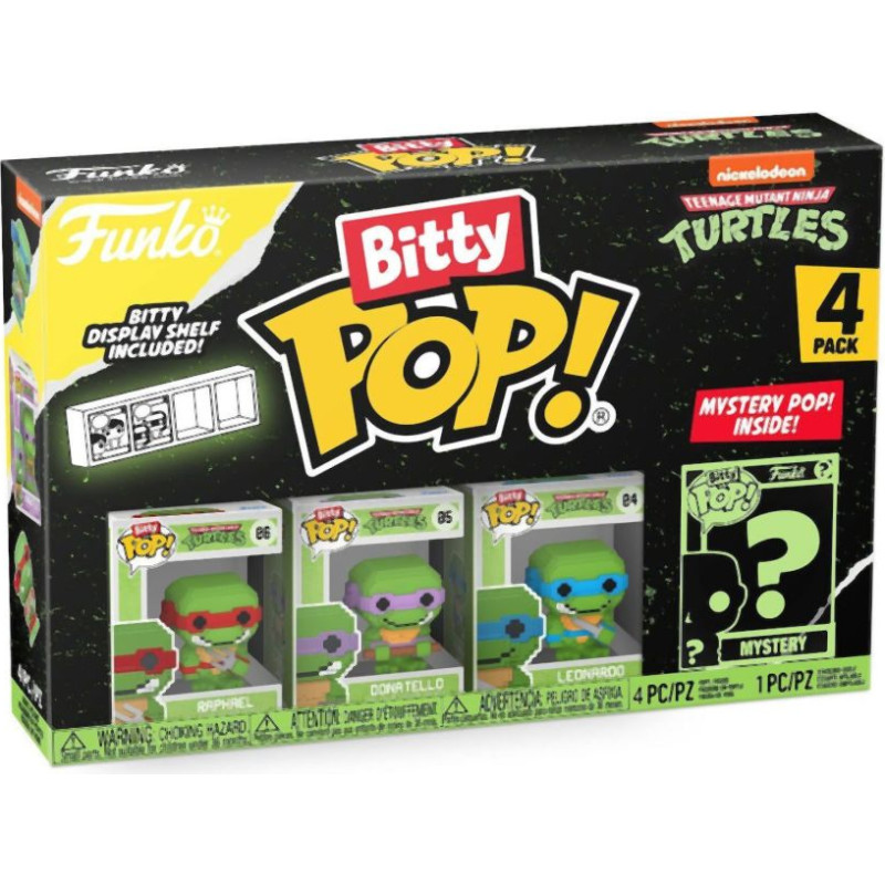 Funko Bitty Pop! 4-Pack: Teenage Mutant Ninja Turtles - Raphael Vinyl Figures