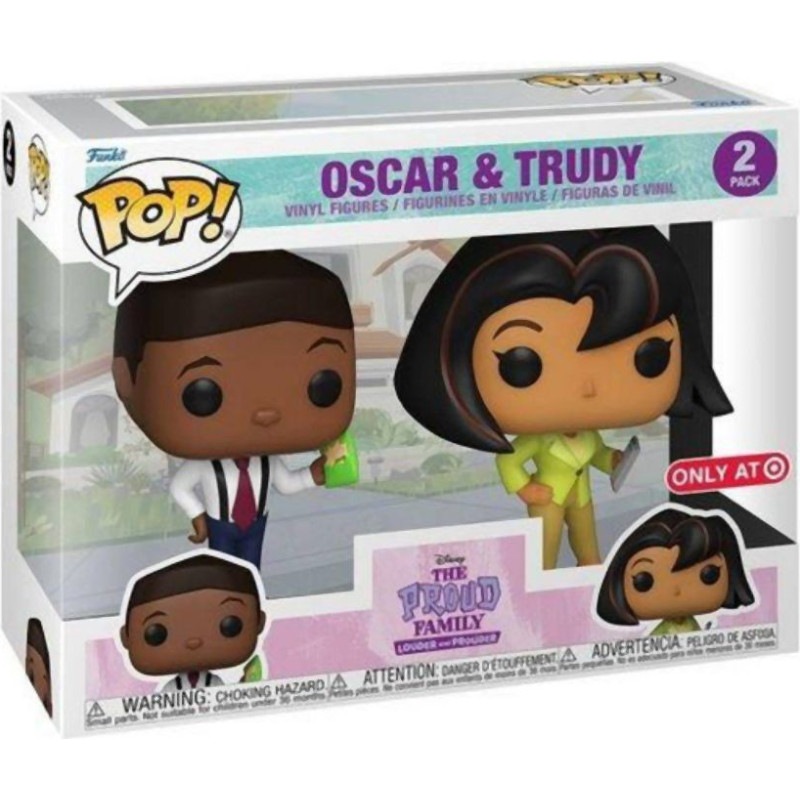 Funko Pop! 2-Pack Disney: The Proud Family Louder  Prouder - Oscar  Trudy (Special Edition) Vinyl Figures