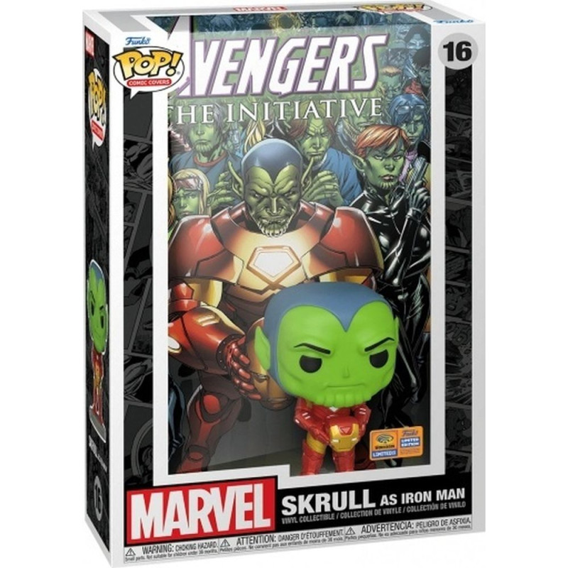 Funko Pop! Comic Covers: Marvel Avengers The Initiative - Skrull as Iron Man (Wondrous Convention Limited Edition) #16 Vinyl Figure