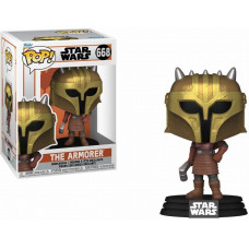 Funko Pop! Disney Star Wars: The Mandalorian - The Amorer #668 Bobble-Head Vinyl Figure