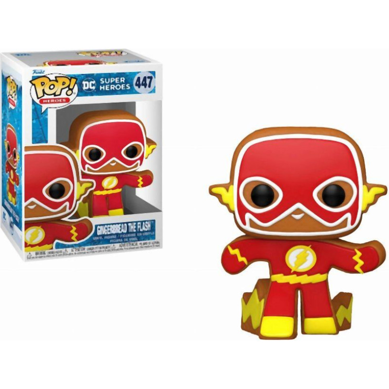 Funko Pop! Heroes: DC Super Heroes Holiday - Gingerbread The Flash #447 Vinyl Figure