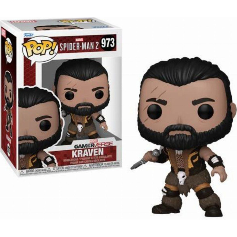 Funko Pop! Marvel Gamerverse: Spider-Man 2 - Kraven #973 Bobble-Head Vinyl Figure