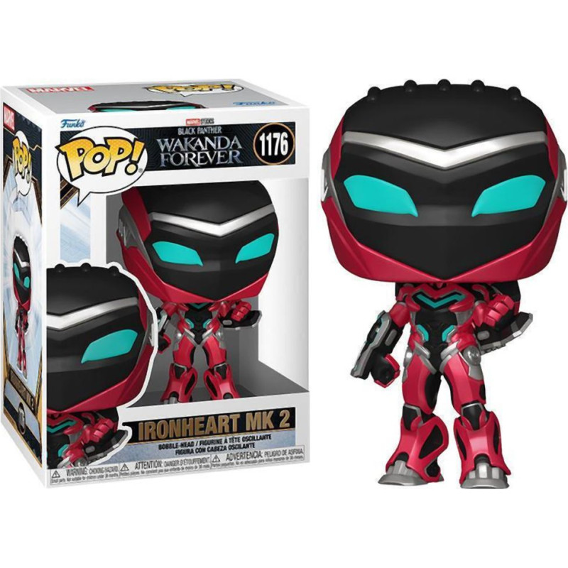 Funko Pop! Marvel: Black Panther Wakanda Forever - Iron Heart MK 2 #1176 Bobble-Head Vinyl Figure