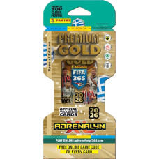 Panini Fifa 365: 2026 Adrenalyn XL- Premium Gold Blister (1 Premium Pack Greek Edition , 3 Premium Gold Limited Edition Cards , 1 Limited Edition Online Card)