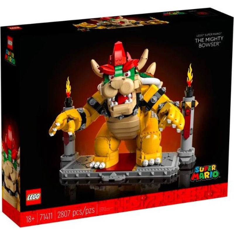 Lego Klocki super mario 71411 potężny bowser