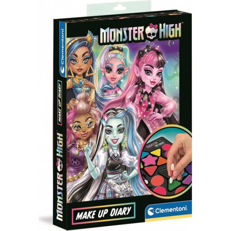Clementoni Zestaw kosmetyków monster high upiorna paletka cieni