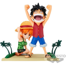 Banpresto WCF - Log Stories: One Piece - Luffy  Nami Statue (7cm) (89111)