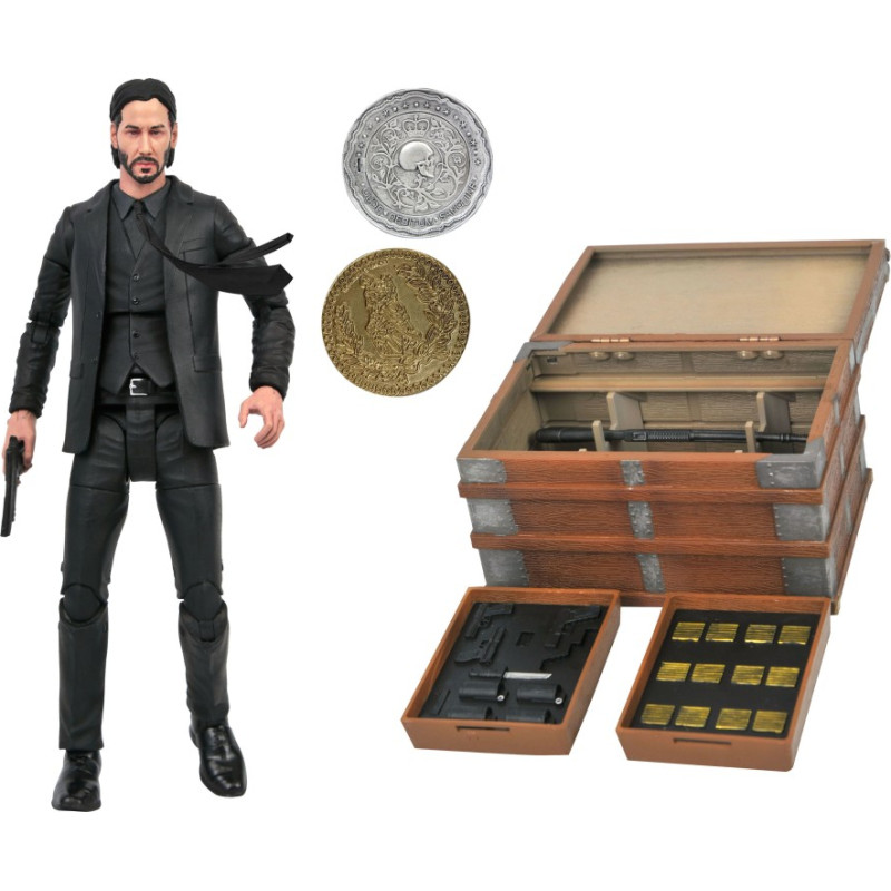 Diamond Comic Distributors Diamond Deluxe: John Wick - John Wick Action Figure Set (MAR208179)