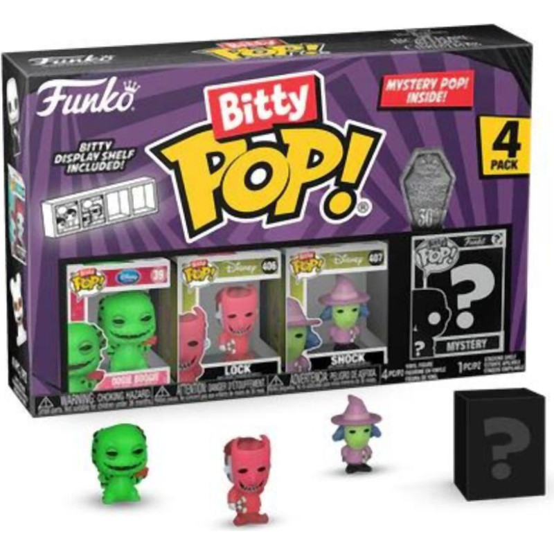 Funko Bitty Pop! 4-Pack: Disney The Nightmare Before Christmas 30th - Oogie Boogie Vinyl Figures