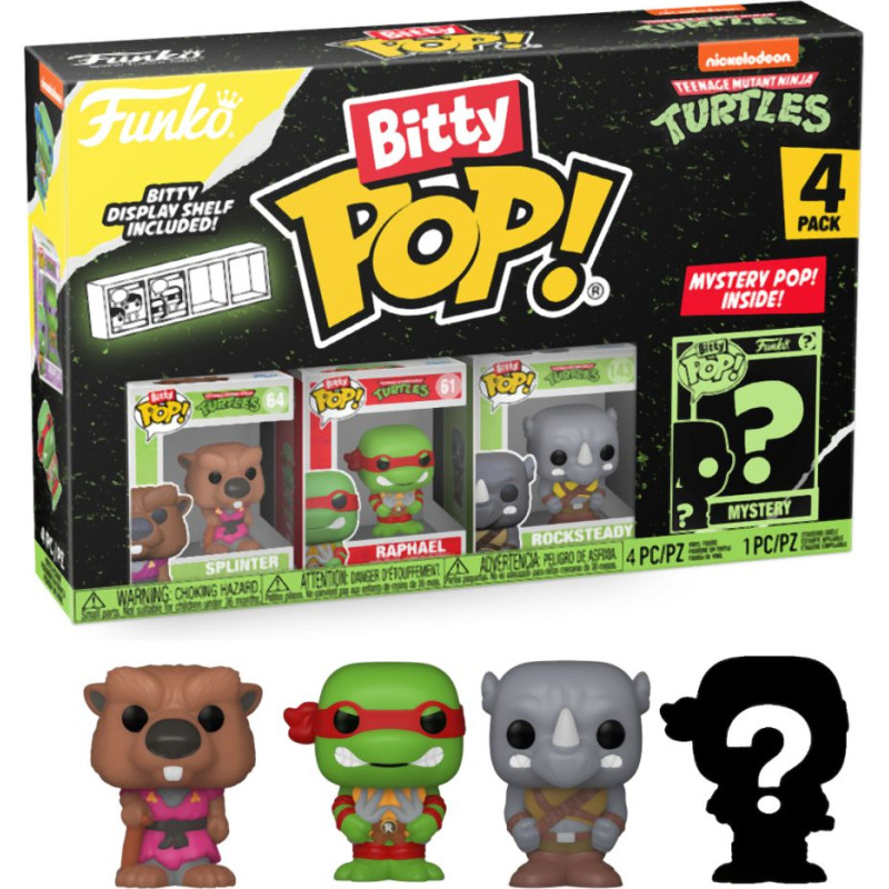 Funko Bitty Pop! 4-Pack: Teenage Mutant Ninja Turtles - Splinter Vinyl Figures