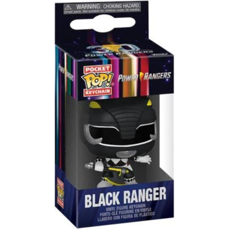 Funko Pocket Pop! Power Rangers - Black Ranger Vinyl Figure Keychain