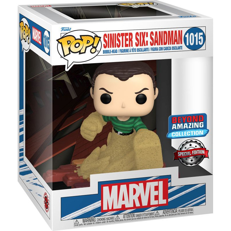 Funko Pop! Deluxe: Marvel Sinister Six: Sandman (Amazon Exclusive) #1015 Bobble-Head Vinyl Figure