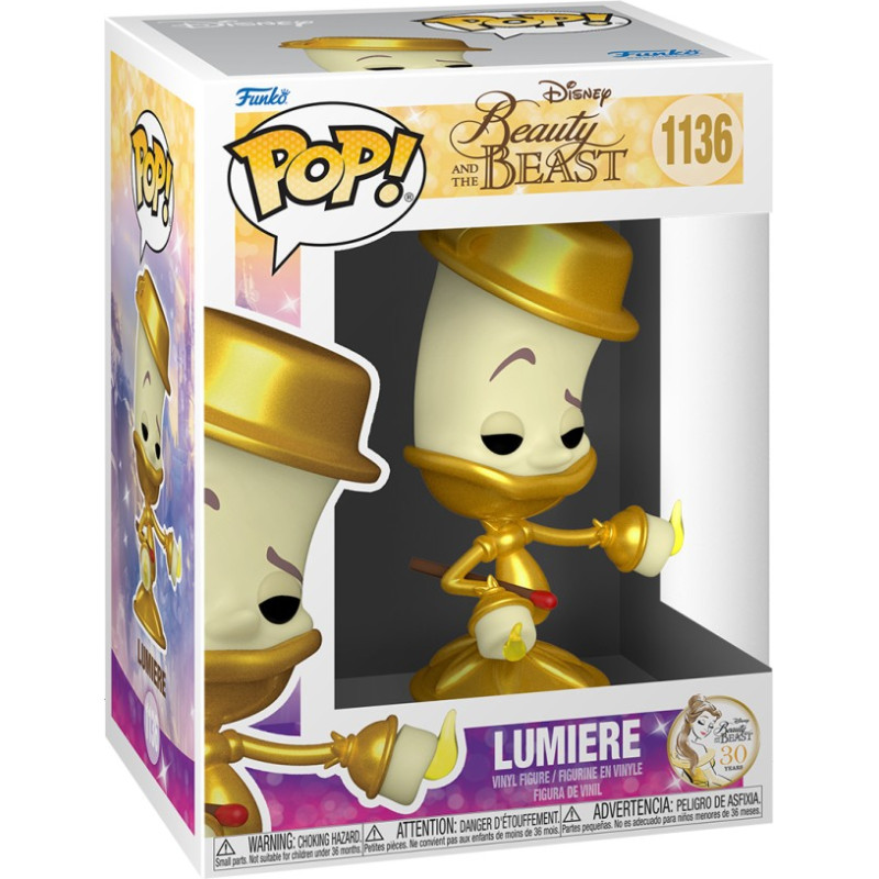 Funko Pop! Disney: Beauty and the Beast - Lumiere #1136 Vinyl Figure