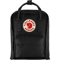 Fjällräven Kånken Mini Black Children's City School Backpack Travel Black (F23561-550) (One size)