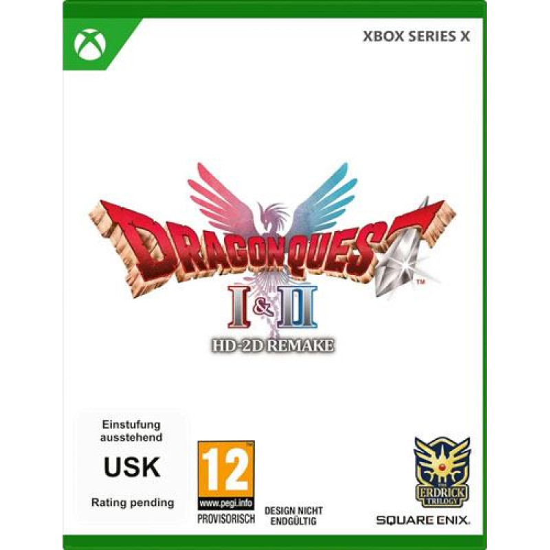 XSX Dragon Quest I & II HD-2D Remake Xbox Series X video spēle